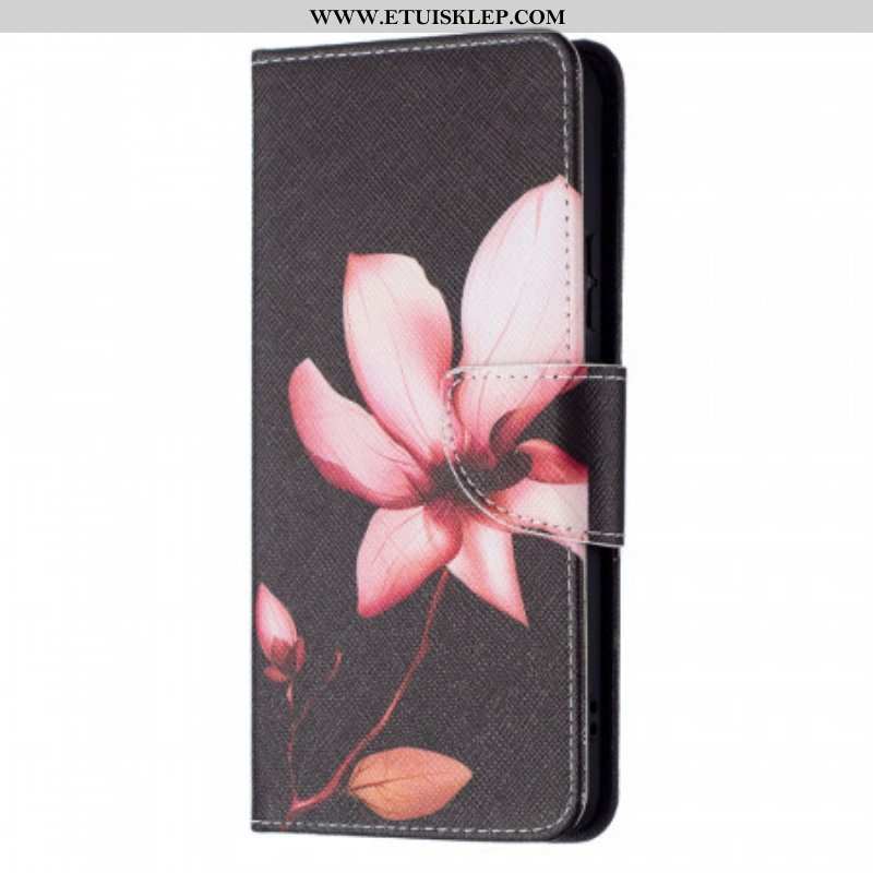 Etui Folio do Samsung Galaxy S22 Plus 5G Różowy Kwiat